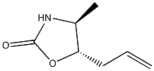 (4S,5S)-4-Methyl-5-allyloxazolidin-2-one Struktur