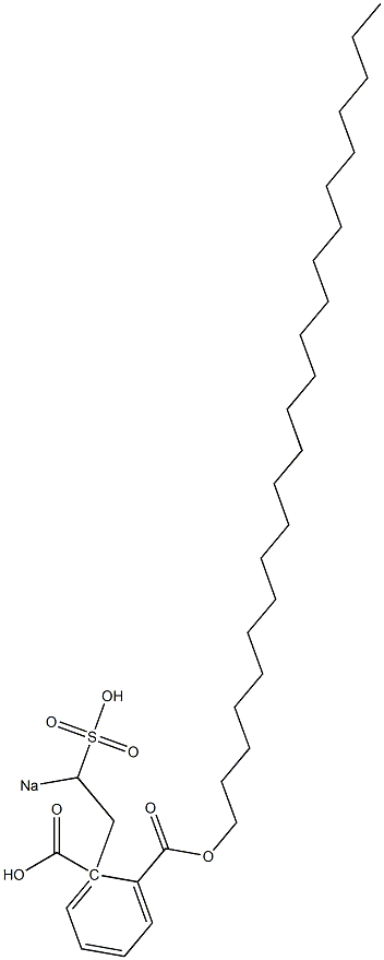 Phthalic acid 1-tricosyl 2-(2-sodiosulfoethyl) ester Struktur