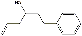 1-Phenyl-5-hexen-3-ol Struktur