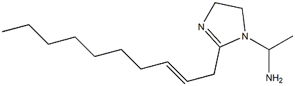 1-(1-Aminoethyl)-2-(2-decenyl)-2-imidazoline Struktur