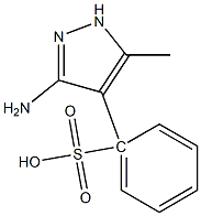 1-Sulfophenyl-3-methyl-5-aminopyrazole Struktur