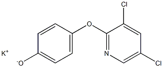 Potassium 4-(3,5-dichloro-2-pyridyloxy)phenolate Struktur