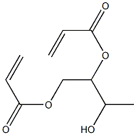 1,2,3-Butanetriol 1,2-bisacrylate Struktur