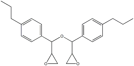 4-Propylphenylglycidyl ether Struktur