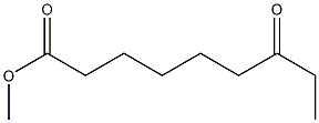 7-Ketopelargonic acid methyl ester Struktur