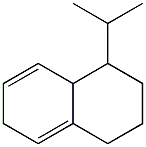 1,2,3,4,6,8a-Hexahydro-1-isopropylnaphthalene Struktur