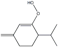 p-Mentha-1(7),2-dien-3-yl hydroperoxide Struktur