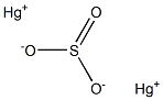 Sulfurous acid dimercury(I) salt Struktur