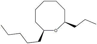 (2S,8R)-2-Pentyl-8-propyloxocane Struktur