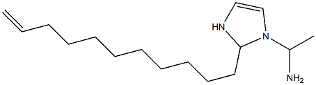 1-(1-Aminoethyl)-2-(10-undecenyl)-4-imidazoline Struktur