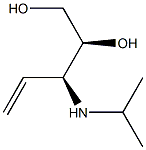 (2S,3S)-3-(Isopropylamino)-4-pentene-1,2-diol Struktur