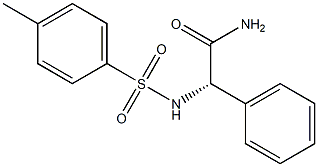 [S,(+)]-2-Phenyl-2-(p-toluenesulfonylamino)acetamide Struktur