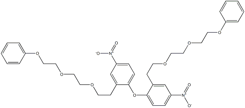 [2-[2-(2-Phenoxyethoxy)ethoxy]ethyl](4-nitrophenyl) ether Struktur