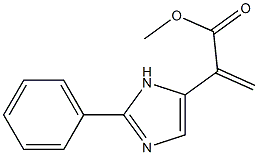 2-Phenyl-3H-imidazole-4-(propenoic acid methyl) ester Struktur