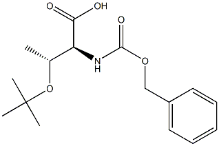 N-(Benzyloxycarbonyl)-O-tert-butyl-L-threonine Struktur