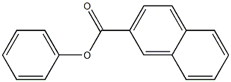 2-Naphthoic acid phenyl ester Struktur