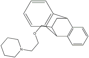 1-[2-[(9,10-Dihydro-9,10-ethanoanthracen-11-yl)methoxy]ethyl]piperidine Struktur