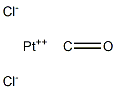 Platinum carbonyl dichloride Struktur