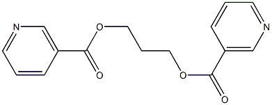 Trimethylene=bis(nicotinate) Struktur