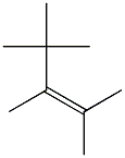 2,3,4,4-Tetramethyl-2-pentene Struktur