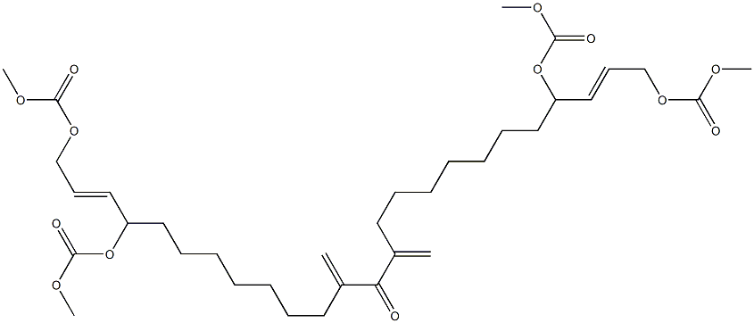 [(9E)-8,11-Bis(methoxycarbonyloxy)-9-undecenyl]vinyl ketone Struktur