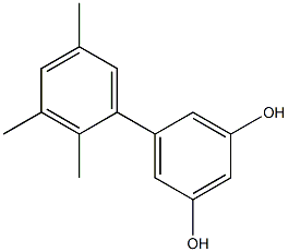 5-(2,3,5-Trimethylphenyl)benzene-1,3-diol Struktur