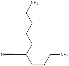 6-Amino-2-(3-aminopropyl)hexanenitrile Struktur