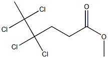 4,4,5,5-Tetrachlorohexanoic acid methyl ester Struktur