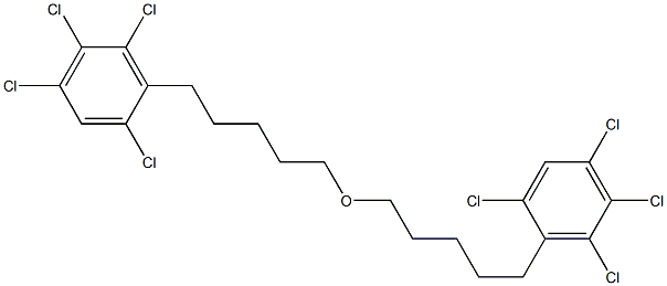 2,4,5,6-Tetrachlorophenylpentyl ether Struktur