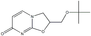 2,3-Dihydro-2-(tert-butoxymethyl)-7H-oxazolo[3,2-a]pyrimidin-7-one Struktur