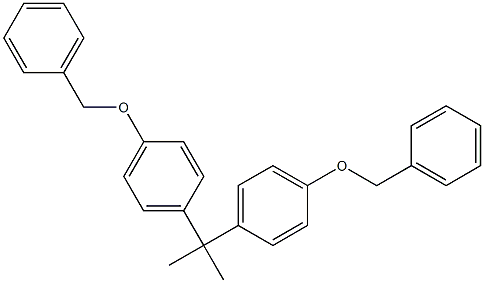 4,4'-(Propane-2,2-diyl)bis[1-(benzyloxy)benzene] Struktur