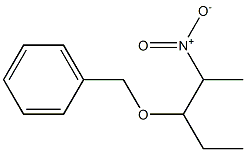 3-(Benzyloxy)-2-nitropentane Struktur