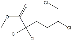 2,2,5,6-Tetrachlorocaproic acid methyl ester Struktur