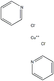 Dipyridinecopper(II) dichloride Struktur