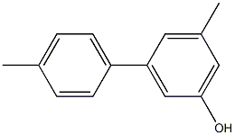 3-(4-Methylphenyl)-5-methylphenol Struktur