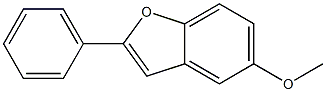 2-Phenyl-5-methoxybenzofuran Struktur