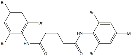 N,N'-Bis(2,4,6-tribromophenyl)glutaramide Struktur