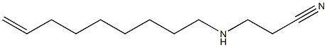 3-(8-Nonenylamino)propionitrile Struktur