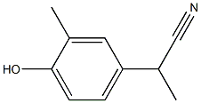 2-Methyl-4-(1-cyanoethyl)phenol Struktur