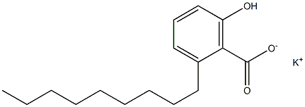 2-Nonyl-6-hydroxybenzoic acid potassium salt Struktur