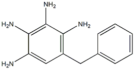 5-Phenylmethyl-1,2,3,4-benzenetetraamine Struktur