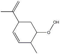 p-Mentha-2,8-dien-6-yl hydroperoxide Struktur