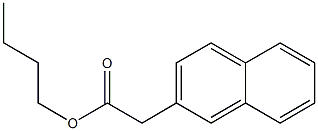 Naphthalene-2-acetic acid butyl ester Struktur