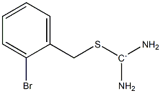 Diamino[(2-bromophenylmethyl)thio]methylium Struktur