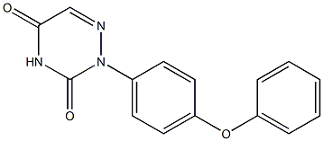 2-[4-Phenoxyphenyl]-1,2,4-triazine-3,5(2H,4H)-dione Struktur