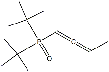 (1,2-Butadienyl)di(tert-butyl)phosphine oxide Struktur