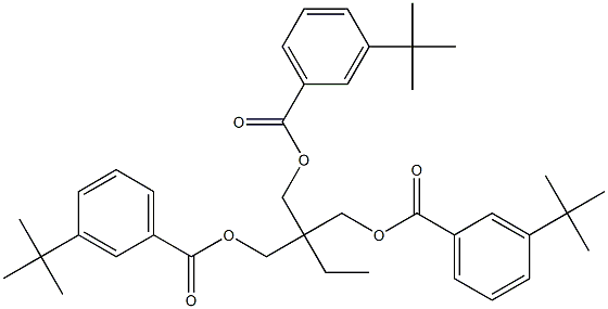 (Propan-1-ylidyne)tris(methanol)tri(3-tert-butylbenzoate) Struktur