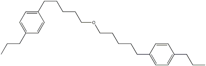 4-Propylphenylpentyl ether Struktur