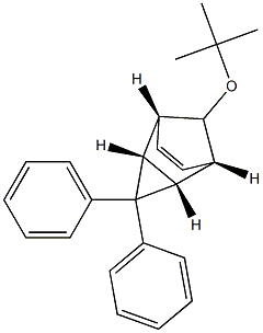 (1S,2R,4S,5R)-8-(tert-Butyloxy)-3,3-diphenyltricyclo[3.2.1.02,4]oct-6-ene Struktur