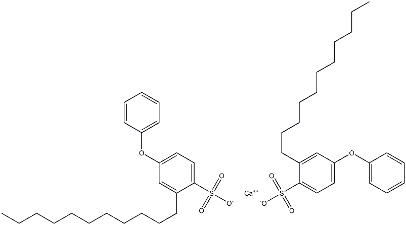 Bis(4-phenoxy-2-undecylbenzenesulfonic acid)calcium salt Struktur